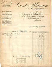 Paris invoices 1916 d'occasion  Expédié en Belgium