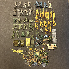 Lote de figuras de acción y accesorios vintage de soldados de juguete de Marx, usado segunda mano  Embacar hacia Argentina