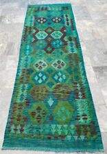 Afghan Kilim,Afghan Overdyed Runner,Chobi Runner,Flat Weave Kilim,3x9 ft for sale  Shipping to South Africa