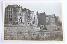 Used, WW2 Berlin 1945, Crashed Tank, Bomb Damage, Small Original Photograph.  for sale  PEVENSEY