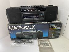Grabadora de casete de radio estéreo de doble cubierta Magnavox de colección D8197 como nueva probada segunda mano  Embacar hacia Argentina
