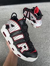 Size 9 - Nike Air More Uptempo 96' Pinstripe Black/White/Red for sale  Shipping to South Africa