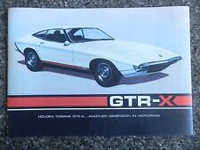 HOLDEN GTR-X  BROCHURE for sale  Shipping to South Africa