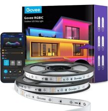 Luzes de tira de LED externas Govee RGBIC 2 rolos de controle de aplicativo WiFi 32,8 pés (65,6 pés), usado comprar usado  Enviando para Brazil