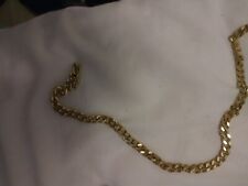14k Gold Hollow Curb Link Cuban Broken Chain For Scrap for sale  Winter Haven