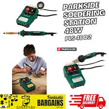 Parkside Soldering Iron Station PLS 48 D2 230V Adjustable Temp Round & Flat Tips for sale  Shipping to South Africa