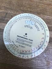 Vintage C-Thru Ruler Company Proportional Scale - PS 79  - 6" - USA for sale  Shipping to South Africa