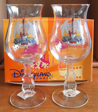Disneyland Paris Rock n Roller Coaster Cocktail Glasses Walt Disney Studios DLP for sale  Shipping to South Africa