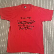 Camiseta De Colección UPS In The Air On The Ground Safety First Grande Roja ~ 1F segunda mano  Embacar hacia Argentina