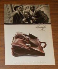 Rare Advertising DAVIDOFF Leather - The Good Life - Leather Bag 1996 for sale  Shipping to South Africa