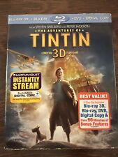 The Adventures of Tintin combo de três discos: DVD Blu-ray 3D, usado comprar usado  Enviando para Brazil