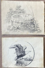 Due disegni epoca usato  Fornovo Di Taro