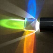 20mm Dichroic Cube Combiner Splitter Optical Glass Prism for Teaching DIY, used for sale  Shipping to South Africa