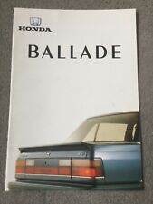 Honda ballade exi for sale  WEYMOUTH
