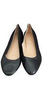 Used, Nine West Black Corrine Leather Ballet Flats Shoes 7 for sale  Shipping to South Africa