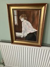 Oil painting lady for sale  LONDON