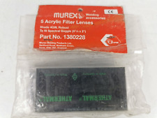 Used, 5 x Murex Shade 4GW Welding Spectral Goggle Lenses Acrylic 4.25'' x 2'' ATHERMAL for sale  Shipping to South Africa
