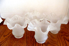 Frosted ruffled light for sale  Sharon
