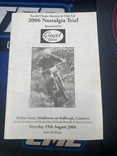 2006 nostalgia trial for sale  SCARBOROUGH