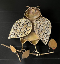 Metal owl sculpture for sale  Downers Grove