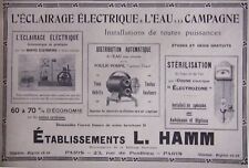 1916 advertising electric d'occasion  Expédié en Belgium