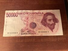 Banconota 50000 lire usato  Ponte San Pietro
