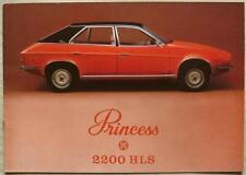 Princess 2200hls car for sale  LEICESTER