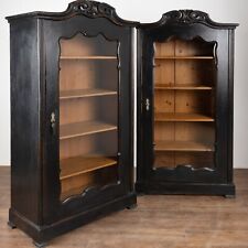 Pair black bookcases for sale  Round Top