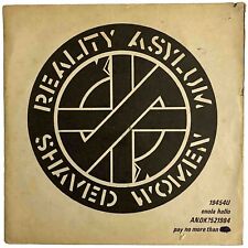 CRASS - REALITY ASYLUM / SHAVED WOMEN 7” ANARCHO PUNK POISON GIRLS CONFLICT 1980 comprar usado  Enviando para Brazil