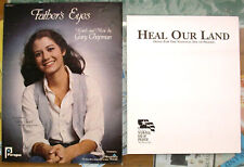 Used, 2 pieces Christian sheet music "Father's Eyes" Amy Grant and "Heal Our Land" for sale  Shipping to South Africa