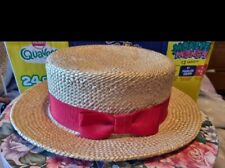 Traditional straw hat for sale  HOLYHEAD