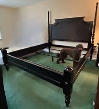 king bed solid frame wood for sale  Port Monmouth