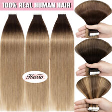 Tape In 100% Real Remy Human Hair Extensions Skin Weft Invisible Hairpiece Ombre, used for sale  Shipping to South Africa