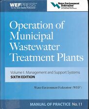 Operation of Municipal Wastewater Treatment Plans Vol 1 Sexta Edición segunda mano  Embacar hacia Argentina