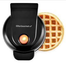 Used, EWM013B Electric Nonstick Mini Waffle Maker with 5-inch cooking surface Belgi... for sale  Shipping to South Africa