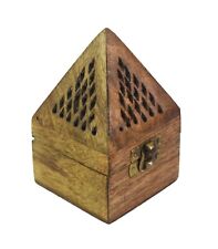 Indoor/Outdoor Decoration Indian Wooden Pyramid Mold Incense Burner Box for sale  Shipping to South Africa