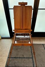 Vintage French Grumbacher 286 Artist's Portable Travel Field Easel w/ Metal Tray, used for sale  Shipping to South Africa