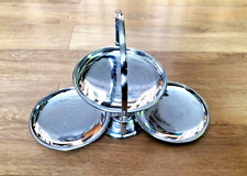 chrome cake stand for sale  LONDON
