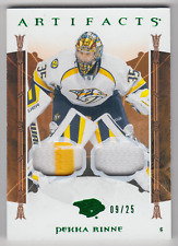 2022/23 UPPER DECK ARTIFACTS PEKKA RINNE /25 GREEN DUAL JERSEY PATCH PREDATORS for sale  Shipping to South Africa