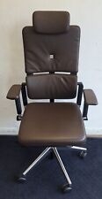 Steelcase brown leather for sale  IPSWICH