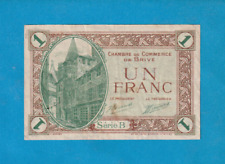 Ww1 franc banknote d'occasion  Expédié en Belgium