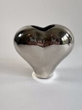 Silver plated heart for sale  Murphy