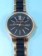 Relógio feminino Anne Klein AK/1412 quartzo resistente à água 100 pés preto e dourado comprar usado  Enviando para Brazil