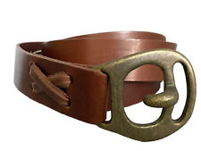 Men leather belt for sale  Asheville