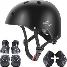 Conjunto de 7 peças capacete adolescentes crianças skate bicicleta segurança equipamento de proteção externo comprar usado  Enviando para Brazil
