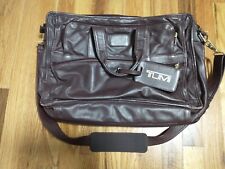 Tumi leather briefcase for sale  Shipping to Ireland