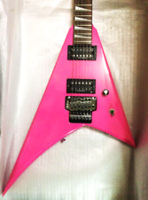 Guitarra eléctrica usada Jackson Made in Japan RRV rosa Randy V con estuche de Japón M segunda mano  Embacar hacia Mexico