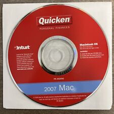 Quicken Personal Finances 2007 Software CD For Mac, used for sale  Shipping to South Africa