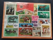 Pochette timbres chevaux d'occasion  Le Quesnoy