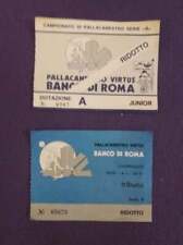 Biglietti pallacanestro virtus usato  Roma